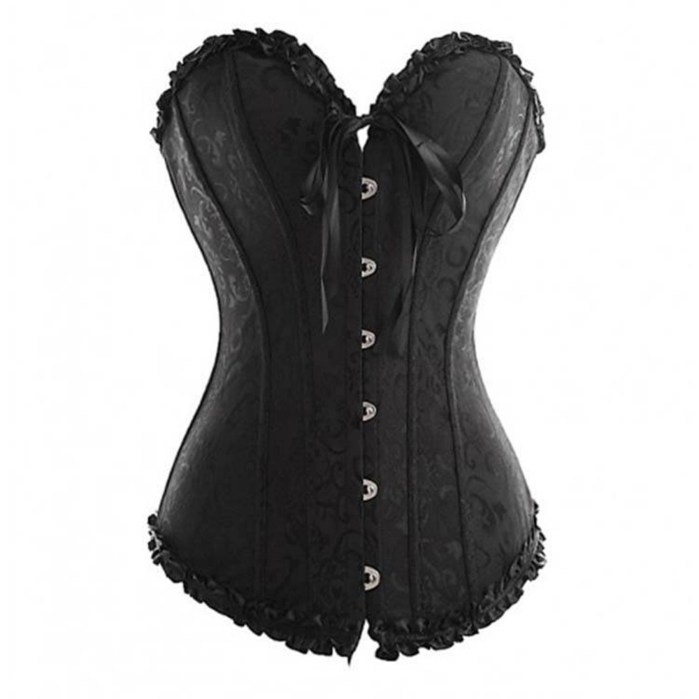 Stunning Vintage styled steel hook corset to 6XL - Picture 2 of 4